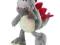 NICI DINOZAUR SZARY MASKOTKA 15 CM