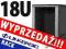 18U / 600mm SZAFA serwerowa RACK wisząca LINKBASIC