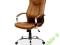 FOTEL BIUROWY Q-052 EKOSKÓRA BRĄZOWY POKÓJ BIURO/