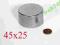 MAGNES NEODYMOWY 45x25 MAGNES WALCOWY 45/25 NdFeB