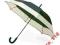 Parasol automatyczny długi duo zielony kremowy 477