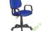 FOTEL BIUROWY Q-H2 TKANINA NIEBIESKI BIURKO /