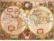 CLEMENTONI puzzle 1000 Antyczna Mapa Świata