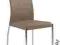 KRZESLO K120 BEŻOWY STOL JADALNIA KUCHNIA CHROM *