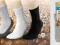 *Skarpetki bezuciskowe z froty 35-37 czarne