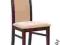 KRZESLO ALBERT STOL SALON JADALNIA CIEMNY ORZECH *