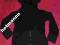 BLUZA 110 CM CZARNA Z KAPTUREM
