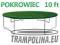 Pokrowiec na trampolinę 10ft (3,05m) zielony