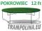 Pokrowiec na trampolinę 12ft (3,66m) zielony