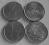 USA 25 cent 4 szt. różne stany.