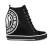 DKNY Grommet Wedge Sneakers RATY - HIT w USA - 39