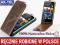 POKROWIEC ETUI KABURA HTC DESIRE500 SKÓRA BRĄZOWA