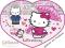 PUZZLE 250 ELEMENTÓW HELLO KITTY SERCE CLEMENTONI