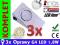 3x Oprawa podszafkowa + LED G4 1,8W 12V + zasilacz