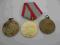 3 medale Radzieckie