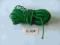 Guma w oplocie sr.1.4 mm zielony 10 m G.304