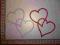 SCRAPKI - SERCA PODWÓJNE  - 1,00/2szt. kolor wybór