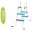 ZoneHome Dwustopniowa drabina do basenu 16899