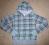 BLUZA W KRATĘ Z KAPTUREM H&amp;M YOUNG 158