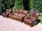 Wypoczynek skórzany Sofa + Fotel +Fotel