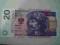 20 PLN SERIA AA 0977..... 2014 ROK OD 'MONEDAS'