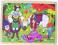 PUZZLE DREWNIANE 63 el ZABAWKI klocki edukacyjne