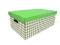 57x33x21,5cm PUDEŁKO POJEMNIK karton ZIELONY