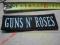 GUNS'N'ROSES logo NASZYWKA WYSZYWANA!