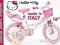 Rowerek rower HELLO KITTY 16, Charmy  Kiti +GRATIS