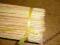 szpilki bambusowe 25cm 3/3.5mm 500 szt , łupany