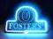 Reklama Neon FOSTERS BEER  prezenter szyld piwo