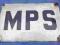 SZYLD EMALIOWANY MPS 20 cm na 30 cm SZYLD EMALIOWANY MPS 20 cm na 30 cm