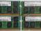 PAMIĘĆ DO LAPTOPA DDR2 PC2-5300 CL5 4 x 1GB GWAR.