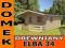 ###DREWNIANY##DOMEK ELBA 34###KOMPLETNY###PACZKA##