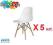 OKAZJA! KRZESŁO DSW BIAŁE x 5 szt. W-WA