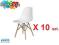 OKAZJA! KRZESŁO DSW BIAŁE x 10 szt. W-WA