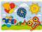 Puzzle z uchwytami SŁOŃCE BALON  PTAK ! GOKI