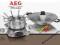 ZESTAW: FONDUE DLA 8 OSÓB + WOK STAL INOX AEG 5576