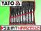 YATO Klucze odgięte 6-27mm kpl. 10 szt. satyna