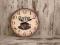 ZEGAR ŚCIENNY KAWA VINTAGE SHABBY 34CM PROMOCJA