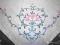 Obrus bawełniany z motywem kwiatowym