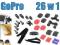 Zestaw 26 elementów Uchwyt Pasek GoPro HERO 2 3 3+