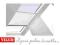 Roleta VELUX FHL plisowana STANDARD 66x140 FK08