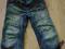 spodnie jeans na szelkach Next 110 j.nowe