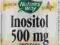 INOSITOL - INOZYTOL - 100 kapsułek po 500 mg