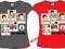 ONE DIRECTION T-shirt Bluzka LICENCJAr164 CZERWONY