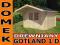 ##KOMPLETNY DOMEK DREWNIANY##GOTLAND 1 D###PACZKA#