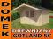 ##KOMLETNY# DREWNIANY DOMEK ##GOTLAND 5C## PACZKA#