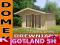 #KOMPLENTY##DOMEK DREWNIANY ## GOTLAND 5H# PACZKA#