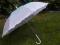 Parasol biały z falbanką